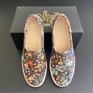 SOLD 🚫 Keds Rifle Paper Co. Double Decker Slip-On Sneaker Sz 8.5W EUC